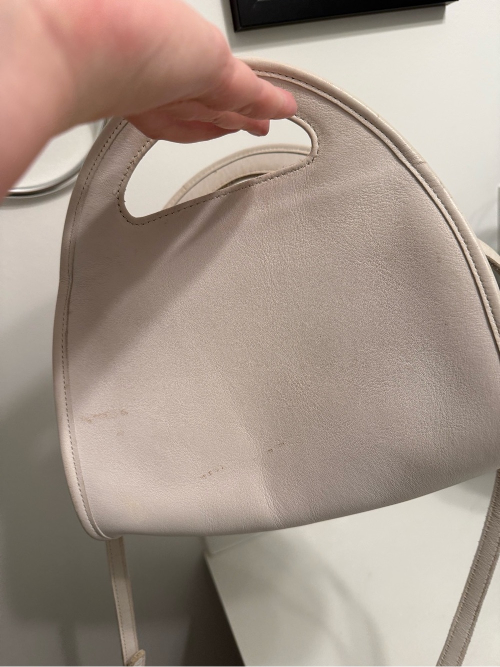 Vintage COACH White Structured Top-Handle Women's Bag - Picture 3 of 13